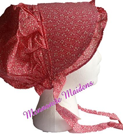 Small Amish Prairie Sun Bonnet (Cotton Candy Pink)
