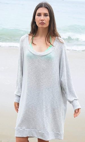 plus size grey sweater dress