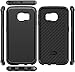 E LV Galaxy S6 Edge case, S6 Edge case, (SHOCK PROOF DEFENDER) Slim Case Cover - Ultimate protection for Samsung Galaxy S6 Edge - [BLACK/BLACK]