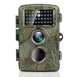 TEC.BEAN Trail Camera 12MP 1080P 2.3 Inch LCD Screen Full HD Hunting Game Camera Infrared LEDs Wildlife Camera with Night Vision Up to 65 Feet IP56 Waterproof Game Cam for Wildlife Monitoring