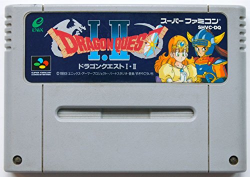 DRAGON QUEST 1 & 2 Nintendo Super Famicom Japan Game SFC