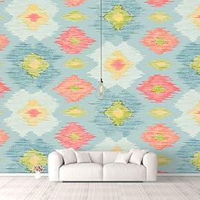 Wall Murals for Bedroom Traditional Flower Pattern Removable Wallpaper Peel and Stick Wall Stickers - 66x96 inches