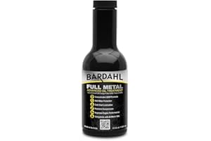 Bardahl 1560 Full Metal Motor Oil Additive - Car Engine Protection Treatment - ZDDP Formula with C60 Fullerenes Nano Anti-Wear Anti-Friction Formula to Protect & Lower Temperature - 12 fl oz (1 Pack)