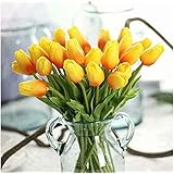1pcs Artificial Silk Fake Flowers Roses Floral Wedding Bouquet Bridal Decor Home Garden Party Wedding Kitchen Office Decor Indoor Outdoor Decorations Orange Amazon Co Uk Kitchen Home