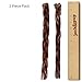 Jack&Pup 12” Braided Joint Health Support Sticks Dog Treat Chews (2 Pack) – Savory Beef Gullet Sticks - Naturally Rich in Glucosamine and Chondroitin - Promotes Healthy Joints and Tissue Growth