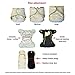 Night Fitted Cloth Diaper Hemp/Cotton & Stay-Dry Charcoal Bamboo (Pack of 2)