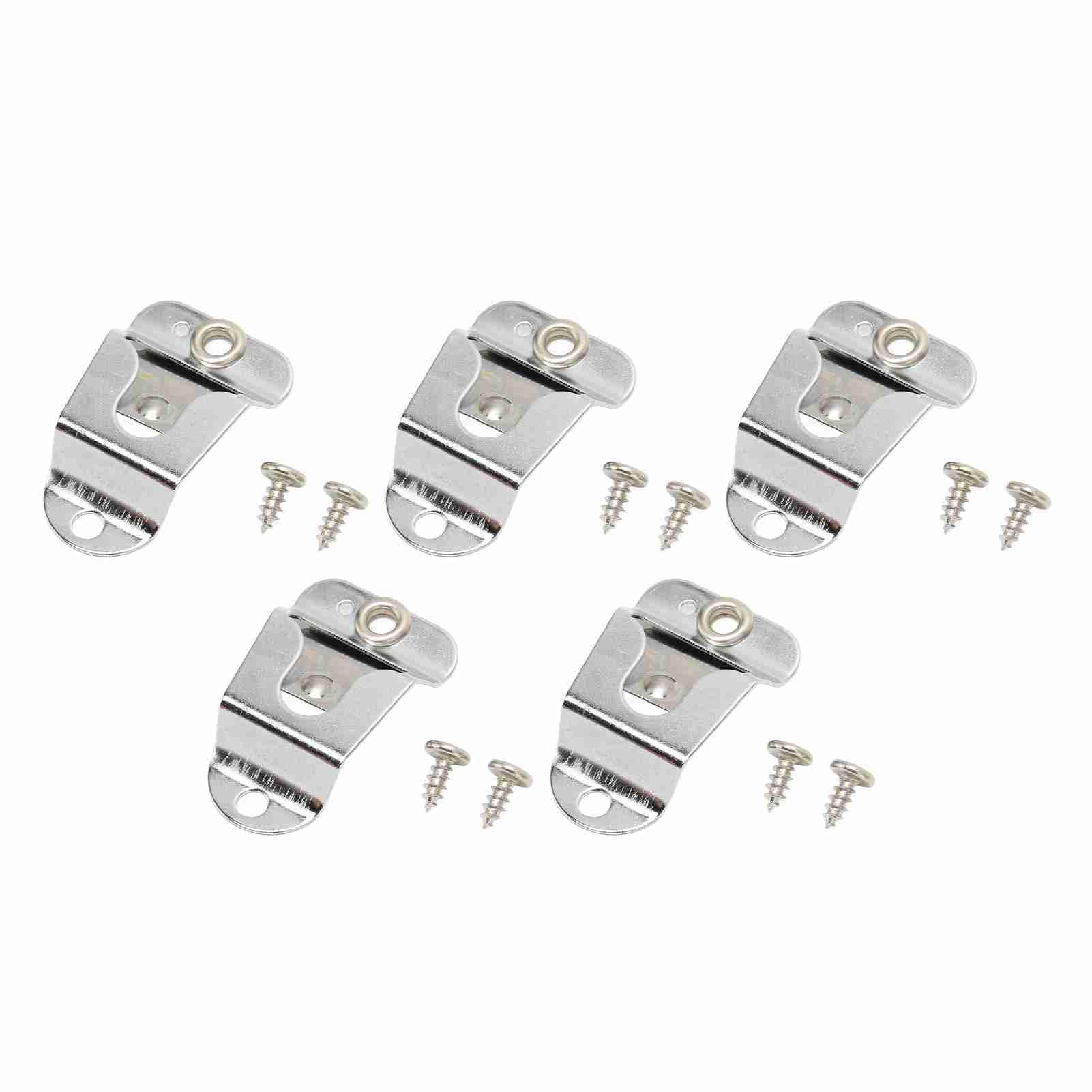 Annadue 5pcs Radio Microphone Clip, Hanging Clip Microphone Stand for Radio HLN9073B CDM1250 CDM750 GM300 M1225 Kenwood TK768G TK868G TM471A 2-Way Radio.