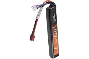 Lancer Tactical LiPo Airsoft Battery - 11.1V 1300mAh 15C/20C Stick - Tamiya/Dean Connector(1300mAh 20C Stick - Dean Connector)