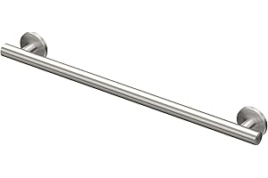 Gatco 855 Latitude II 24-Inch Grab Bar, Stainless Steel