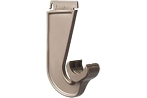 Closet Culture by Knape & Vogt 3 in. Champagne Nickel Snap-in Closet Hook