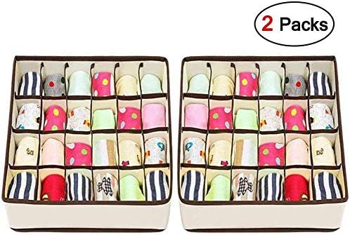 Drawer Organisers Dividers Joyoldelf 2 Packs Wardrobe Organiser