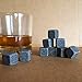 Whiskey Stones, Whiskey Chill Rocks for Whisky Brandy, Bourbon, Cocktail Recipes eBook, Enhance Your Beverage With Soapstone, Set of 9 Whiskey Rocks Velvet Storage Pouch