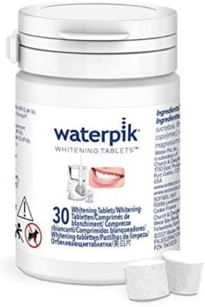 WATERPIK WHITENING TABLETS TUB OF 30