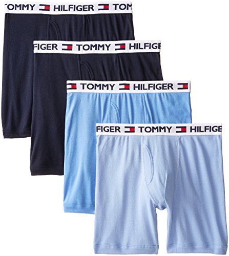 UPC 088541054812, Tommy Hilfiger Men&#39;s 4 Pack Boxer Brief, Blue/Multi, Medium