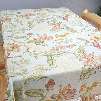 Diseño de Linen/dee la gracia de algodón Blend table cloth, 135cm x 180cm: Amazon.es: Hogar