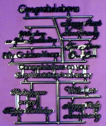 Celebration Lettering-Wedding and Anniversary by Patchwork Cutters