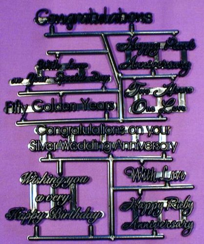 Celebration Lettering-Wedding and Anniversary by Patchwork Cutters