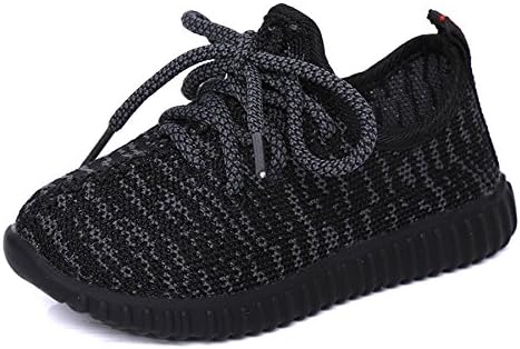 Nepretty Girls Breathable Running Shoes Boys Knit Lightweight Athletic Walking Sneakers