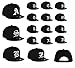 4sold Snapback Hat Raised 3D Embroidery Letter Baseball Cap HipHop Headwear