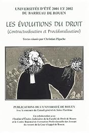 Les  évolutions du droit