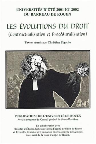 Les  évolutions du droit
