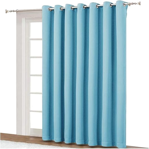 Amazon Com Nicetown Insulated French Door Curtain Extra Wide
