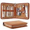 FAMILIFE F03 Manicure Set, Pedicure Kit Nail Clipper Set 13pcs Professional Men Grooming Kit Stainless Steel Portable…