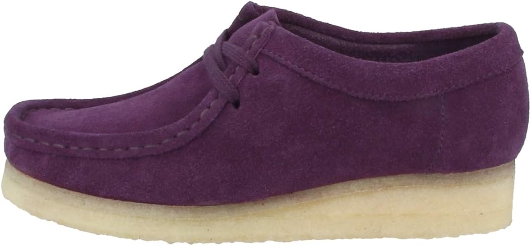 clarks wallabee deep purple