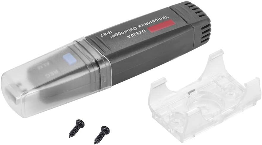 USB Temperature Data Logger USB Data Recording Logger for Temperature Humidity Pressure Reusable Recorder (UT330A)