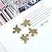 Monrocco 100Pcs Big Puzzle Pieces Charms Pendant Jewelry Findings for Jewelry Making Necklace Bracelet DIY, Antique Bronze