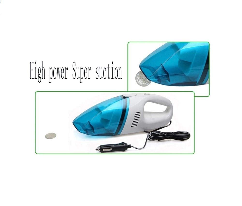 楽天市場 カーカーシートプロテクター用シートカバー 多機能車の掃除機ポータブルポータブルハイパワー60wスモークタイプ乾湿両用掃除機電圧12 V Abs材料ライン長さ250cm超強力吸い込み小青と白 カーシートクッションカーシートマット B07pdkqtvr 超歓迎 Firstcity
