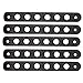 ICARS Black Door Handle Inserts Front Rear Aluminum Grab Handle Cover Trim for 2007-2017 Jeep Wrangler JK & Unlimited Accessories 4 Door- 5 Pcs