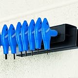 Draper 10 Pc T-Handle Hexagon Allen Key Set Metric Long Chrome Vanadium Steel view 2