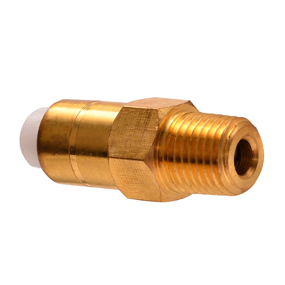 GWEI 1/4'' Brass Thermal Release Safety Relief Valve for Pressure Washer Water Pumps
