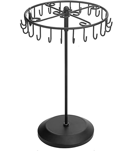 thumbnail image 2 of Solar Display Stand, Solar Showcase 360 Degrees Turntable Rotating Watch Phone Jewelry Organizer Display Stand Mount Holder (White 2 of 14