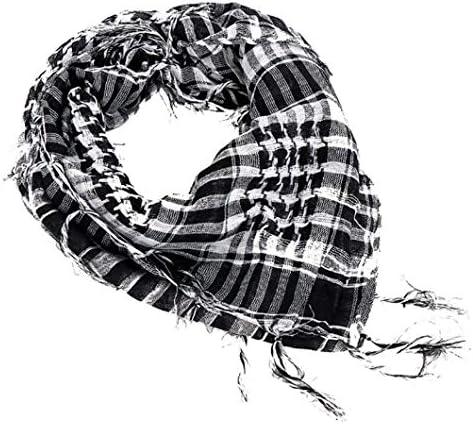 Women Scarf Scarves Fashion Black and white Women Palestine Scarf Shawl Wrap Tassel Plaid scarf for women