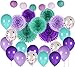 Mermaid Party Supplies, Perfect for Mermaid Party Decorations and Mermaid Birthday Party Supplies, Under the Sea Decorations, Complete 30 Piece Set by Marketplace Essentials