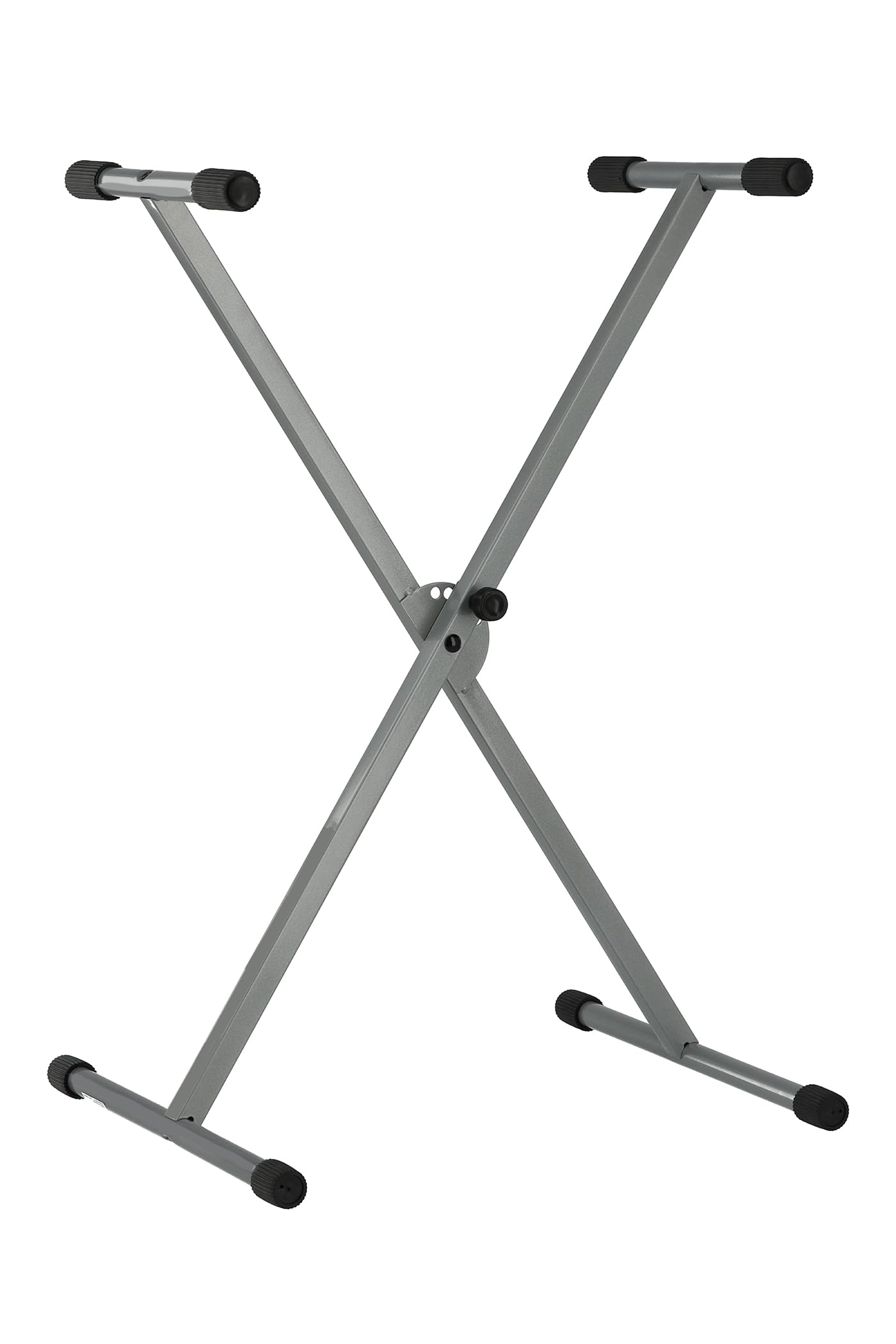 FX F900522 68 - 92 cm Keyboard Stand, Ailver/Grey.