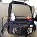 Highest Quality Universal Stroller Organizer, Black (More Color Options Available), Also Converts to Crossbody Bag/Shoulder Bag, Car Organizer and Wagon Organizer, by Mommydaddy&me. Black