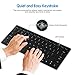 JETech Ultra-Slim Bluetooth Wireless Keyboard for iPhone, iPad Pro, iPad Air, iPad Mini, iPad 2/3/4, Galaxy Tab, Mac, Windows, and Any Bluetooth Enabled Device (Black) - 2155