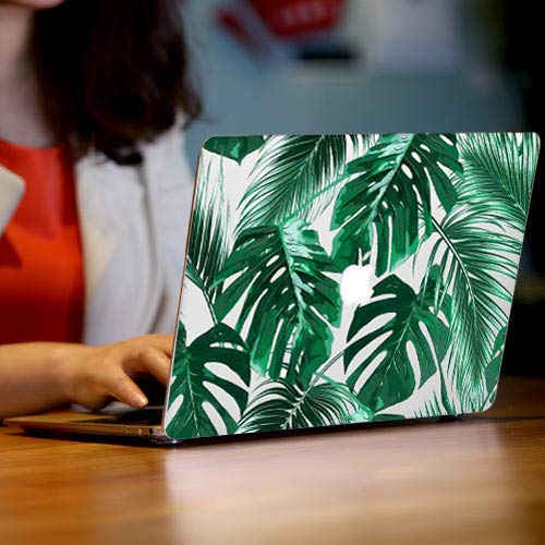 L2W MacBook Retina Pro 13 Case Model: A1502/A1425 Protective Hard Case, Plastic Rubber Coated Shell for Mac Pro 13" with Retina Display NOT CD-ROM (2012-2015 Version) - Tropical Palms Leaves 09