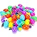 100 Pieces Filled Easter Eggs with Toys,Bright Colorful Prefilled Plastic Surprise Eggs-Perfect for Kids Easter Egg Hunt Party Favors