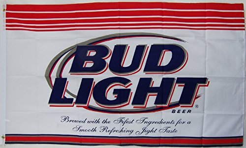 Bud Light Beer Flag 3' X 5' Indoor Outdoor Beverage Banner - //coolthings.us