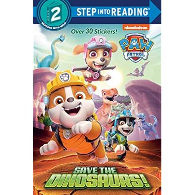 Buy Save The Dinosaurs Paw Patrol Step Into Reading Paperback Picture Book September 1 Online In Poland