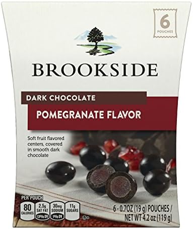 Brookside Dark Chocolate Pomegranate Flavor Candy, 4.2 Ounce (Pack of 8)