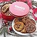 David's Cookies Peanut Butter Chunk Fresh-Baked Decadent Cookie Gift Basket Tin — Luscious Large Peanut Butter Cookies With No Added Preservatives — All-Natural Cookies — Ideal Gift for Corporate Birthday Fathers Mothers Day Get Well and Other Special Occasions - 2 lb (8 Cookies)