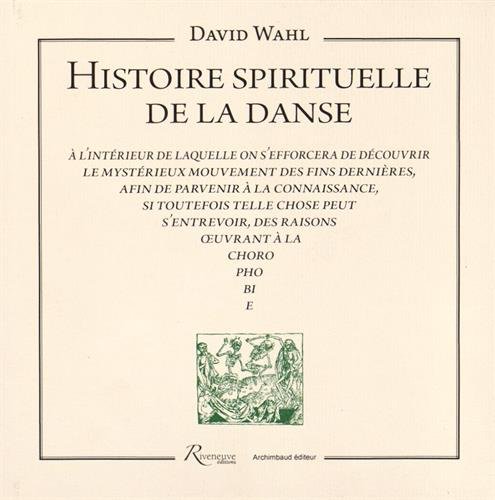 Histoire spirituelle de la danse
