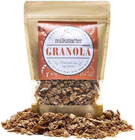 MilkStarter Lactation Granola for Breastfeeding and Nursing Moms, Original Flavor 10 oz. Bag