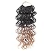 DAIRESS (6 Packs) 14Inch 35strands Wavy Senegalese Twist Crochet Hair Braids Wavy Ends Free Synthetic Hair Extensions Curly Crochet Twist Braiding Hair (#27)