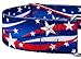 Country Brook Petz - HossFit Jr Wide Martingale Dog Collar - Americana Collection Featuring Patriotic Designs (Patriotic Tribute, Medium)